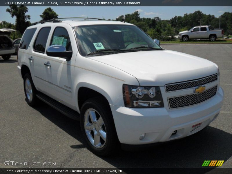 Summit White / Light Cashmere/Dark Cashmere 2011 Chevrolet Tahoe LTZ 4x4
