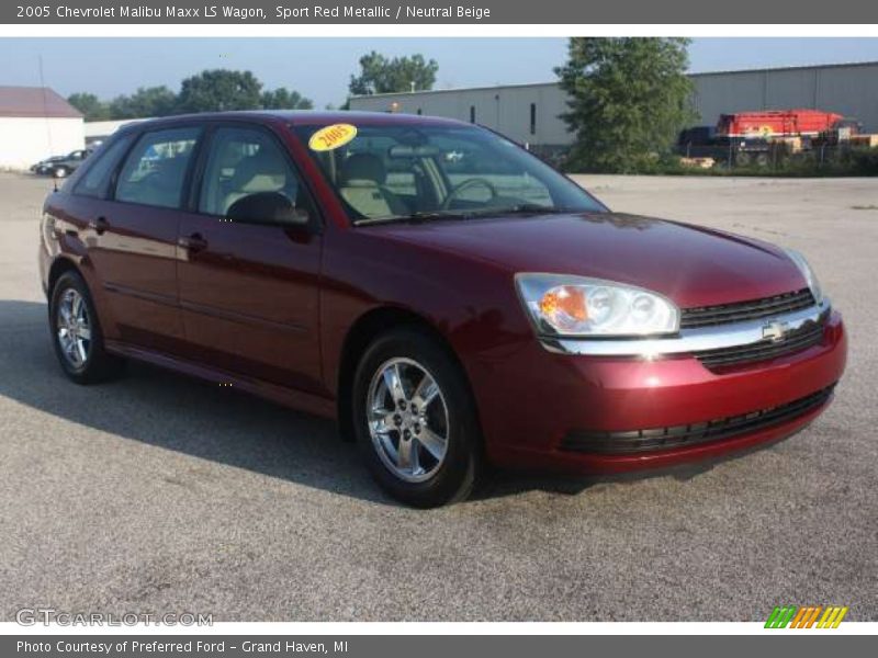 Sport Red Metallic / Neutral Beige 2005 Chevrolet Malibu Maxx LS Wagon
