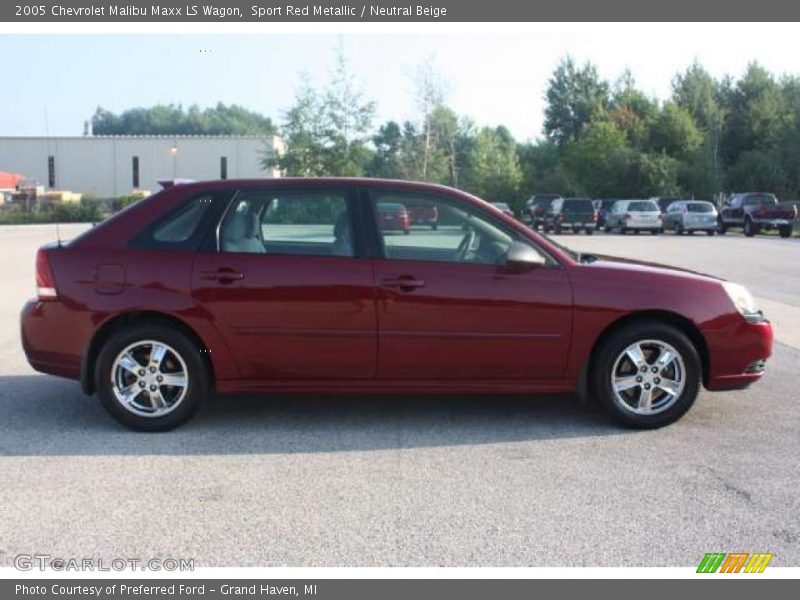 Sport Red Metallic / Neutral Beige 2005 Chevrolet Malibu Maxx LS Wagon