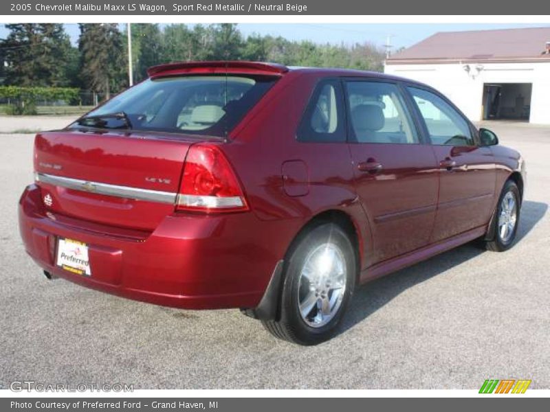Sport Red Metallic / Neutral Beige 2005 Chevrolet Malibu Maxx LS Wagon