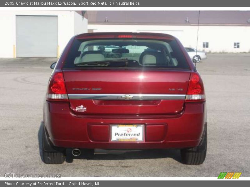 Sport Red Metallic / Neutral Beige 2005 Chevrolet Malibu Maxx LS Wagon