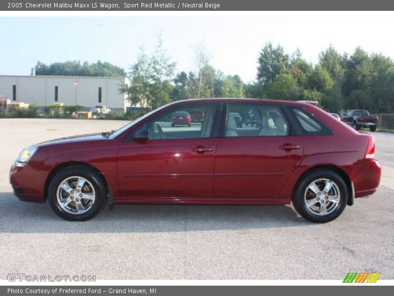  2005 Malibu Maxx LS Wagon Sport Red Metallic