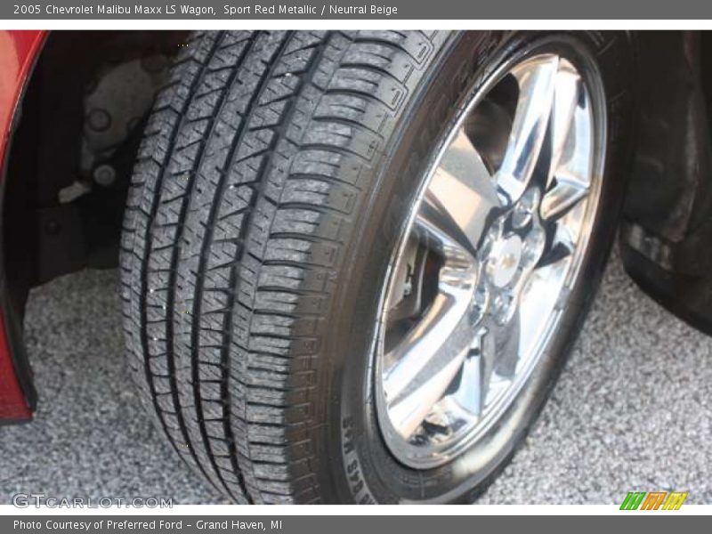 Sport Red Metallic / Neutral Beige 2005 Chevrolet Malibu Maxx LS Wagon