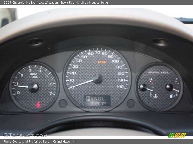  2005 Malibu Maxx LS Wagon Maxx LS Wagon Gauges