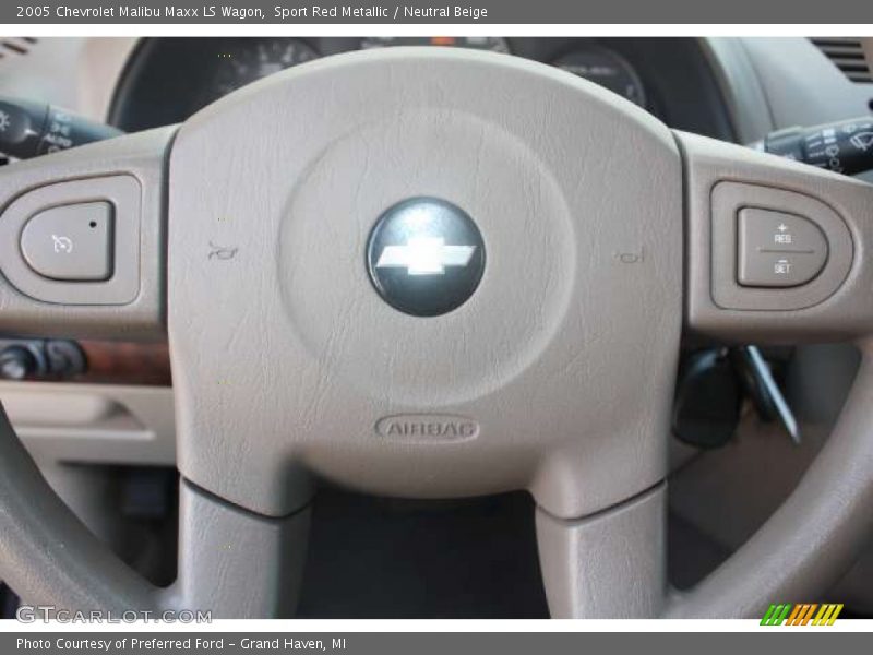 Sport Red Metallic / Neutral Beige 2005 Chevrolet Malibu Maxx LS Wagon