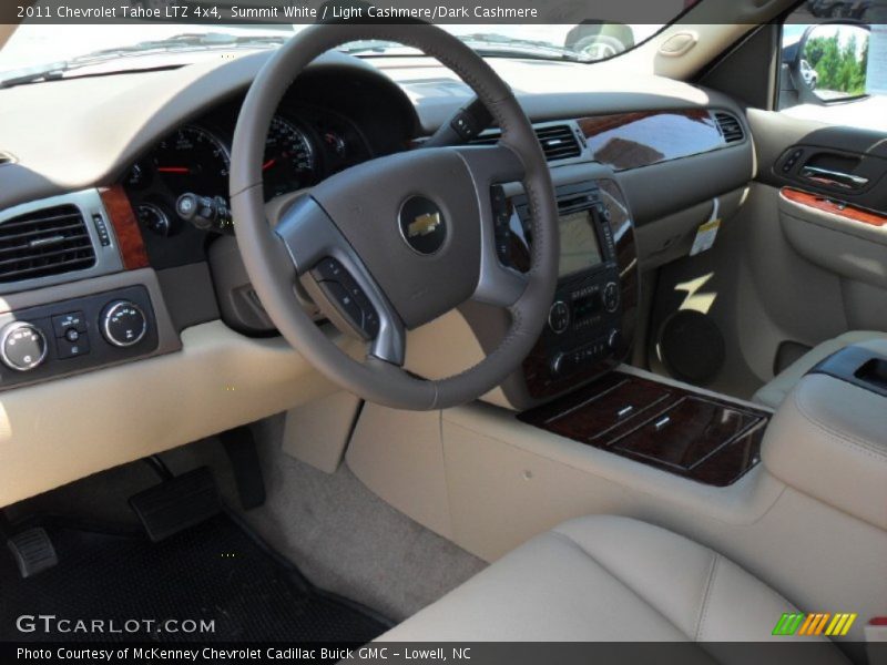 Summit White / Light Cashmere/Dark Cashmere 2011 Chevrolet Tahoe LTZ 4x4