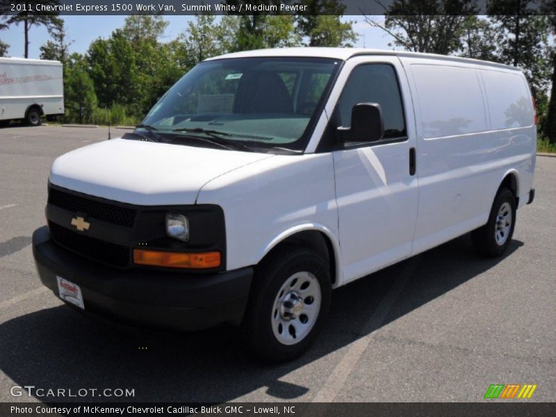 Summit White / Medium Pewter 2011 Chevrolet Express 1500 Work Van
