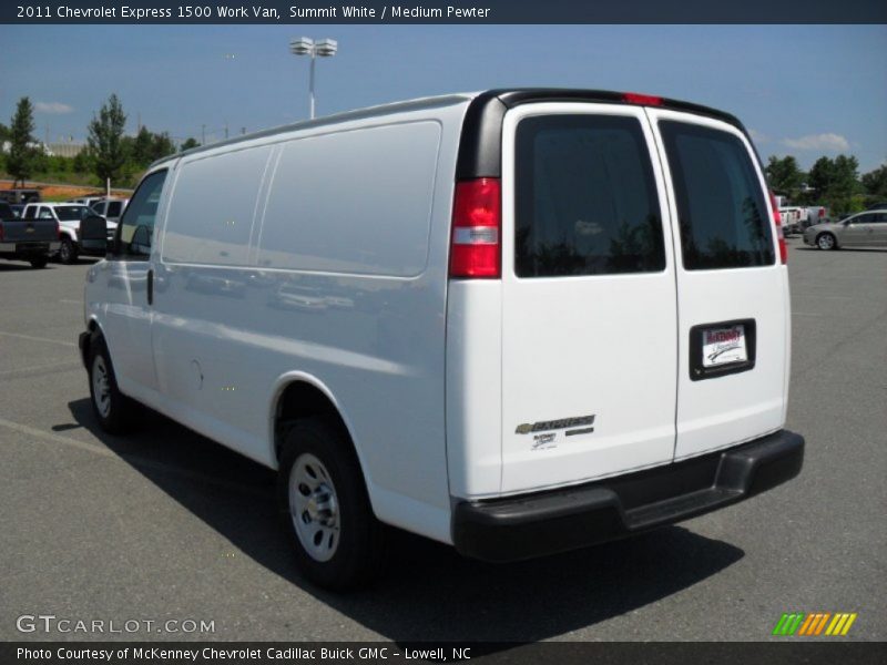 Summit White / Medium Pewter 2011 Chevrolet Express 1500 Work Van