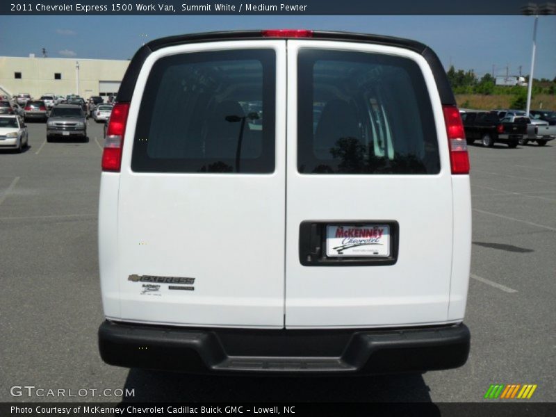 Summit White / Medium Pewter 2011 Chevrolet Express 1500 Work Van