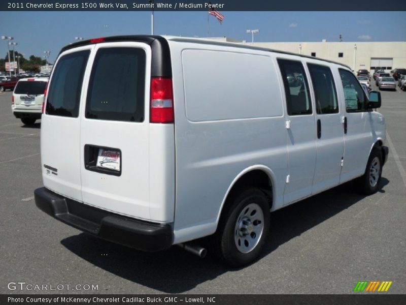 Summit White / Medium Pewter 2011 Chevrolet Express 1500 Work Van