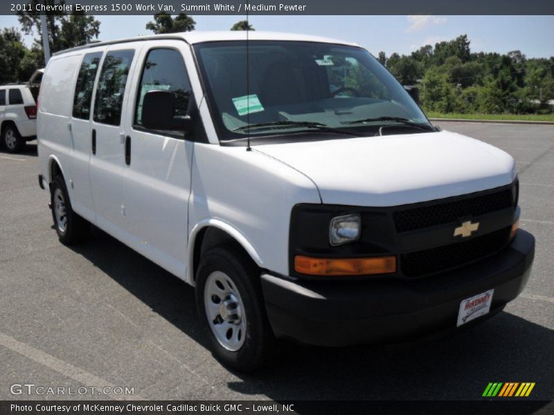 Summit White / Medium Pewter 2011 Chevrolet Express 1500 Work Van