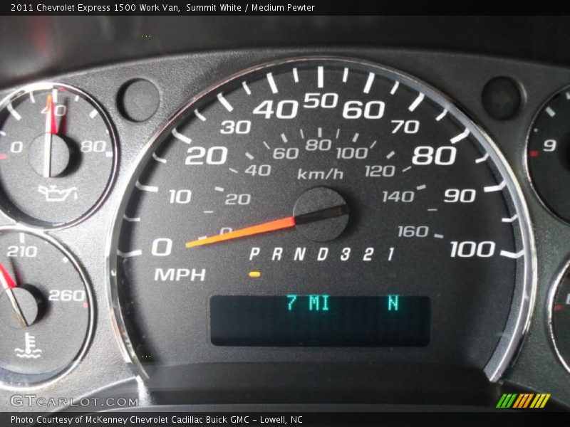 Summit White / Medium Pewter 2011 Chevrolet Express 1500 Work Van