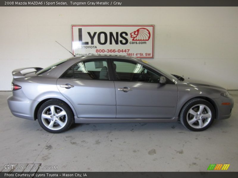 Tungsten Gray Metallic / Gray 2008 Mazda MAZDA6 i Sport Sedan