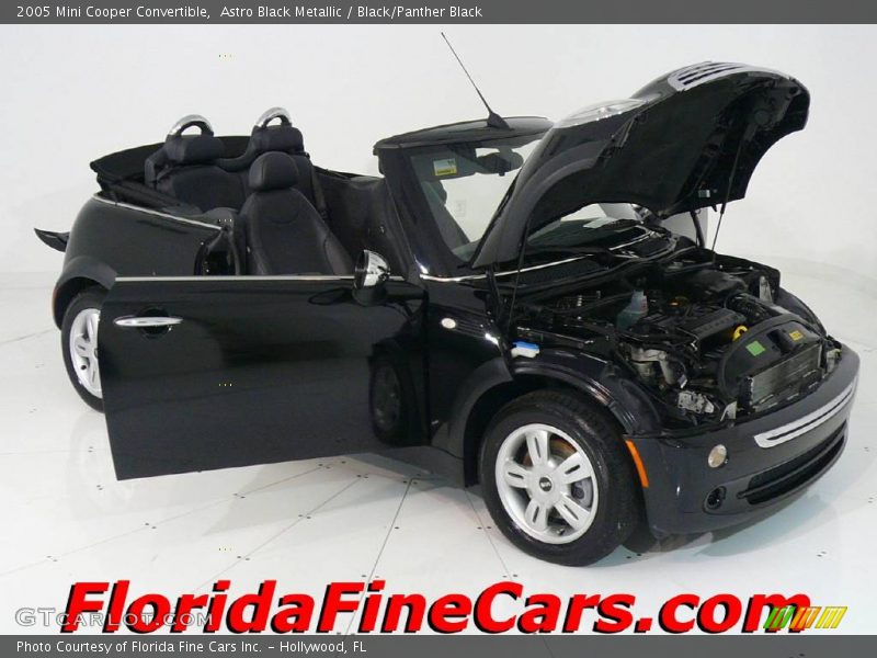 Astro Black Metallic / Black/Panther Black 2005 Mini Cooper Convertible
