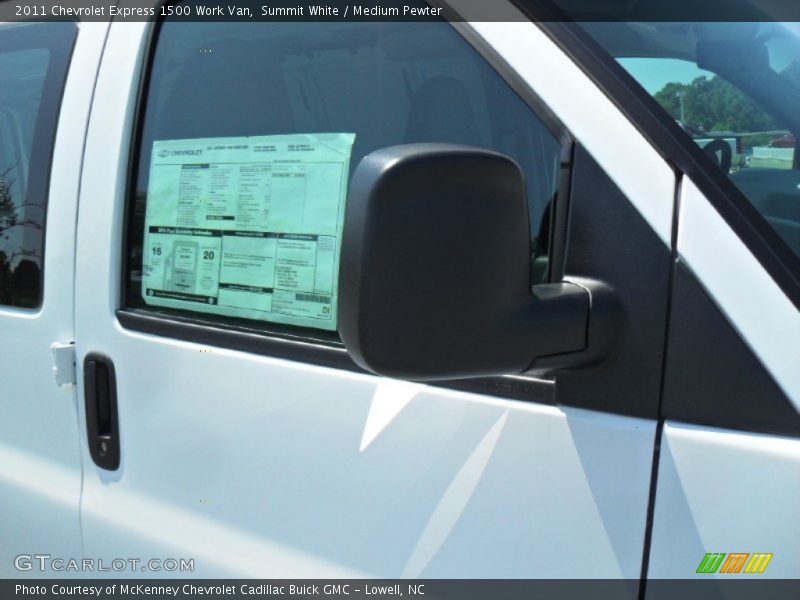 Summit White / Medium Pewter 2011 Chevrolet Express 1500 Work Van