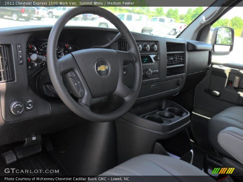 Summit White / Medium Pewter 2011 Chevrolet Express 1500 Work Van