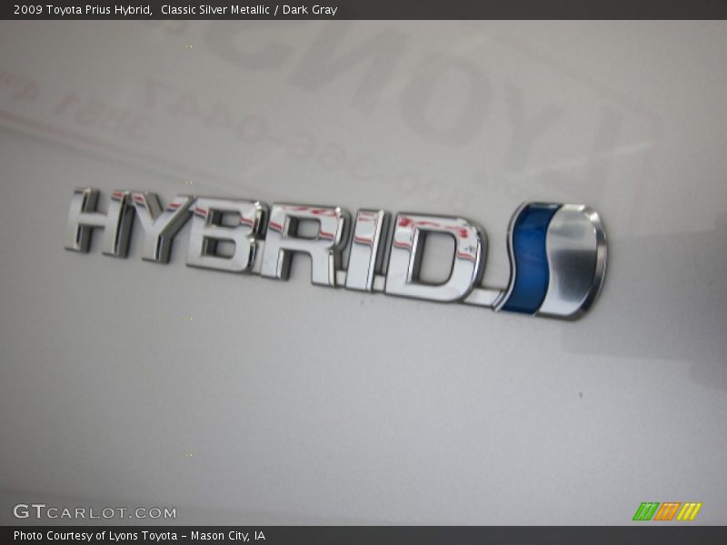 Classic Silver Metallic / Dark Gray 2009 Toyota Prius Hybrid