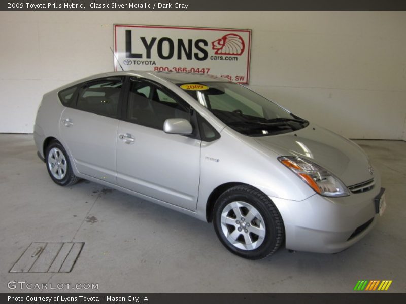 Classic Silver Metallic / Dark Gray 2009 Toyota Prius Hybrid