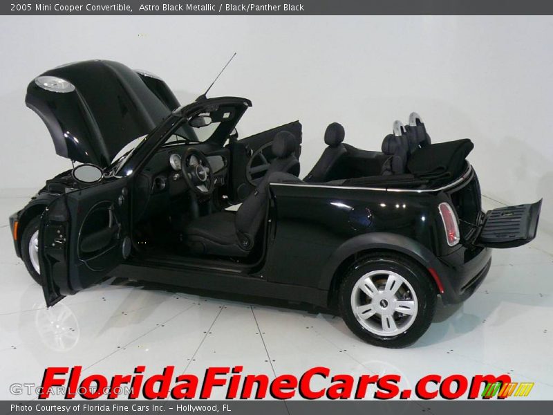 Astro Black Metallic / Black/Panther Black 2005 Mini Cooper Convertible