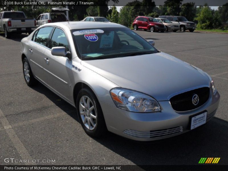 Platinum Metallic / Titanium 2008 Buick Lucerne CXL