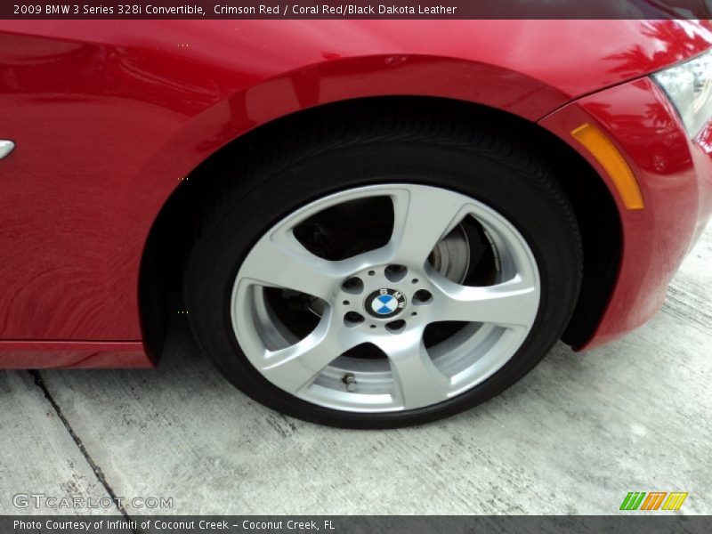 Crimson Red / Coral Red/Black Dakota Leather 2009 BMW 3 Series 328i Convertible