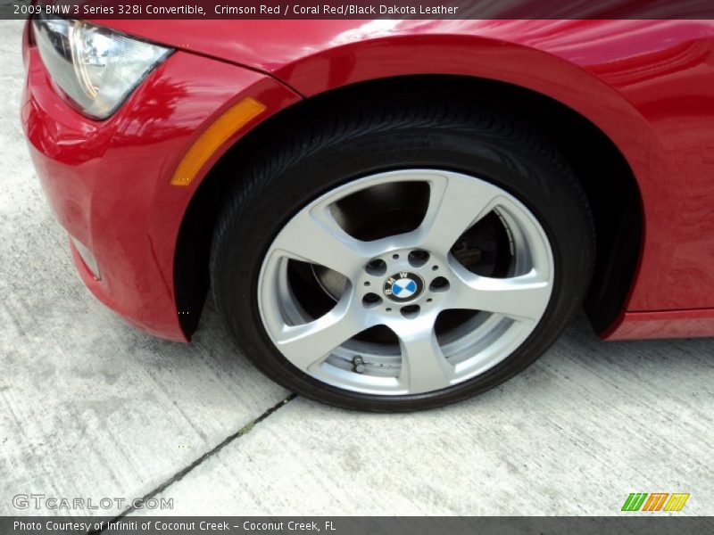 Crimson Red / Coral Red/Black Dakota Leather 2009 BMW 3 Series 328i Convertible