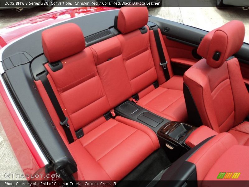 Crimson Red / Coral Red/Black Dakota Leather 2009 BMW 3 Series 328i Convertible