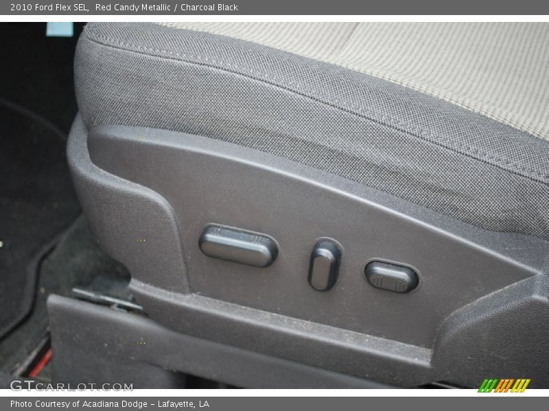 Red Candy Metallic / Charcoal Black 2010 Ford Flex SEL