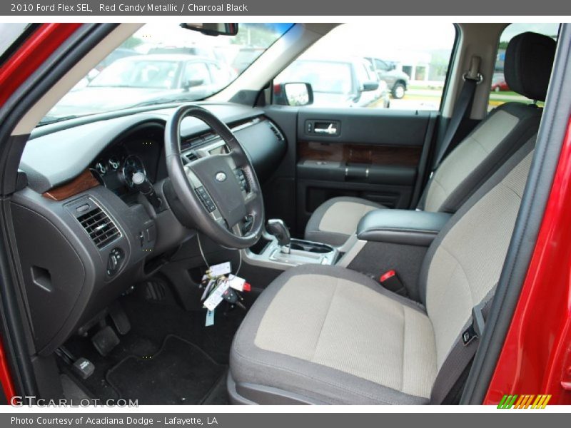  2010 Flex SEL Charcoal Black Interior