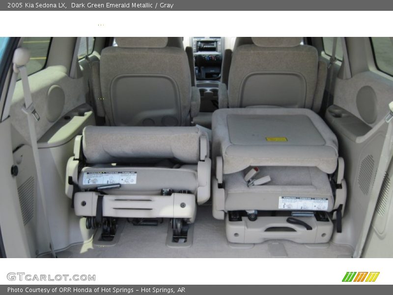 Dark Green Emerald Metallic / Gray 2005 Kia Sedona LX