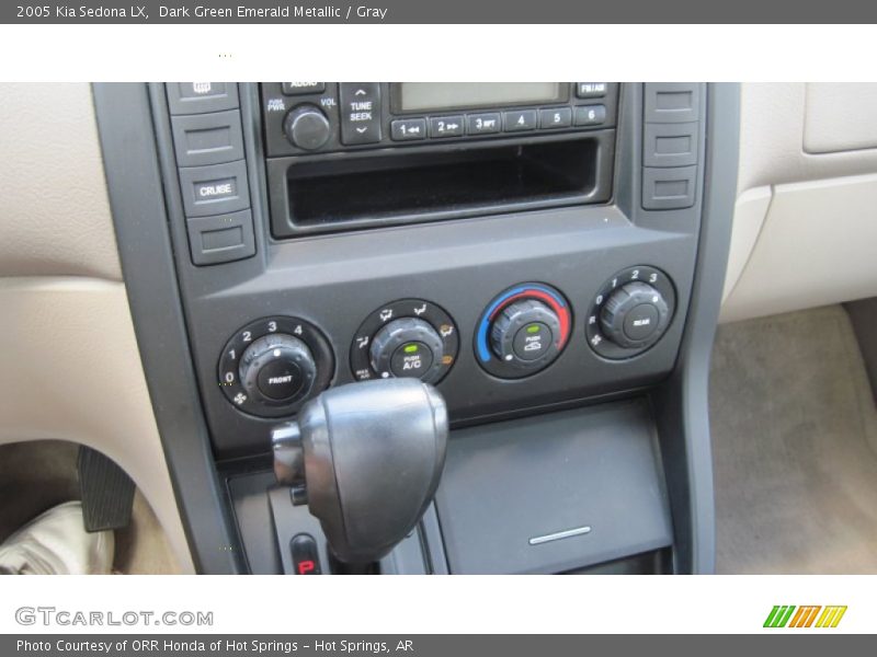 Dark Green Emerald Metallic / Gray 2005 Kia Sedona LX