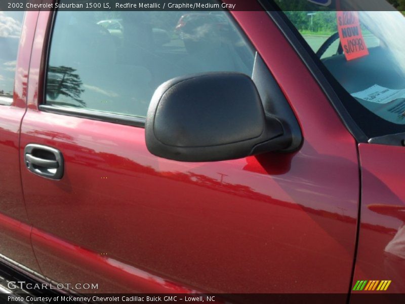 Redfire Metallic / Graphite/Medium Gray 2002 Chevrolet Suburban 1500 LS