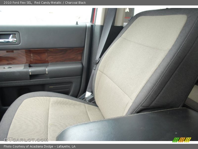Red Candy Metallic / Charcoal Black 2010 Ford Flex SEL