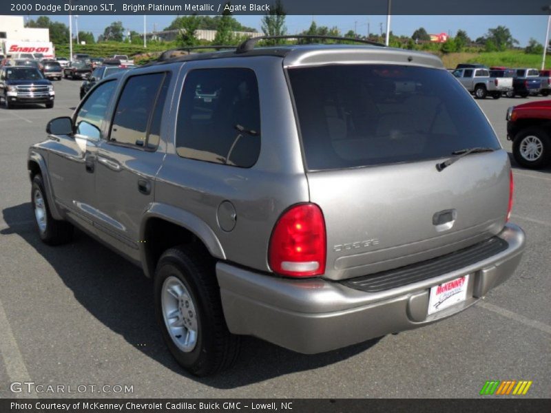 Bright Platinum Metallic / Agate Black 2000 Dodge Durango SLT