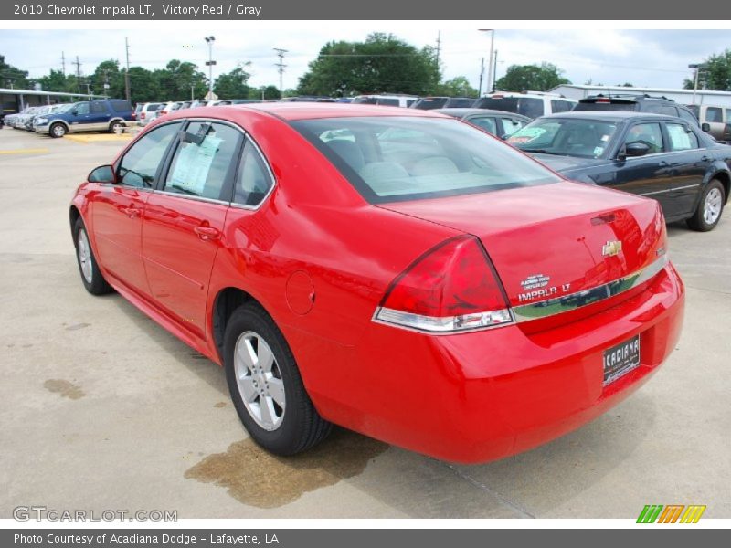 Victory Red / Gray 2010 Chevrolet Impala LT