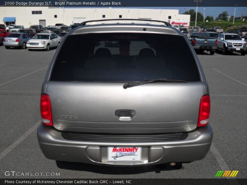 Bright Platinum Metallic / Agate Black 2000 Dodge Durango SLT