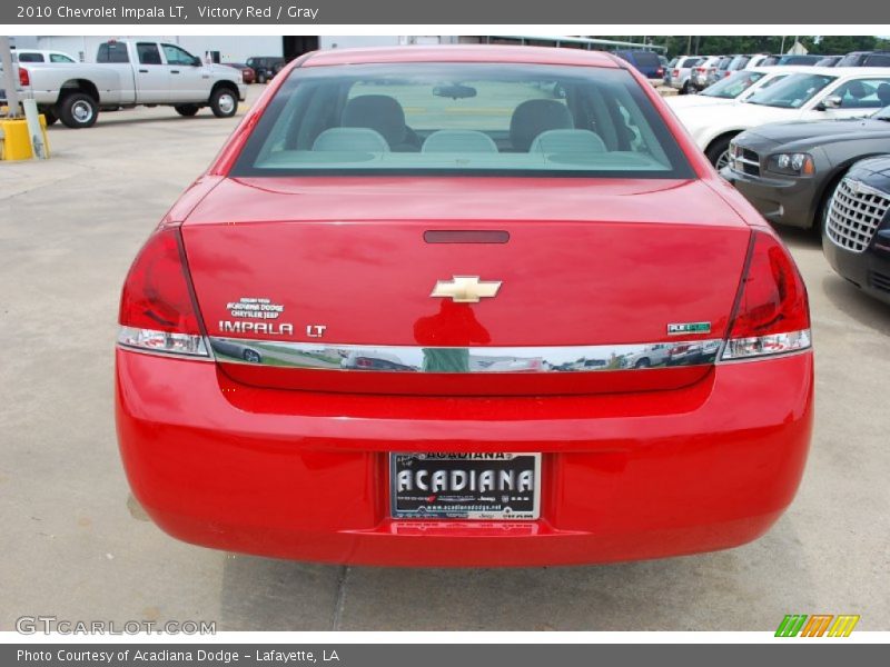Victory Red / Gray 2010 Chevrolet Impala LT