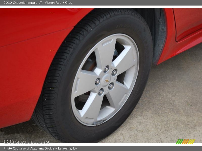 Victory Red / Gray 2010 Chevrolet Impala LT