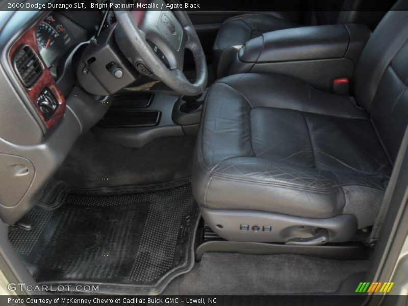 Bright Platinum Metallic / Agate Black 2000 Dodge Durango SLT