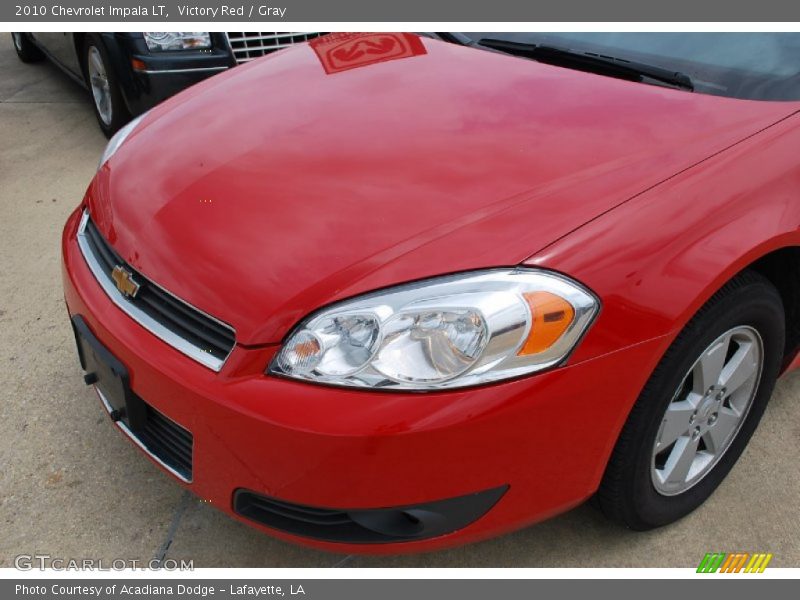 Victory Red / Gray 2010 Chevrolet Impala LT