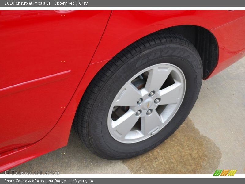 Victory Red / Gray 2010 Chevrolet Impala LT