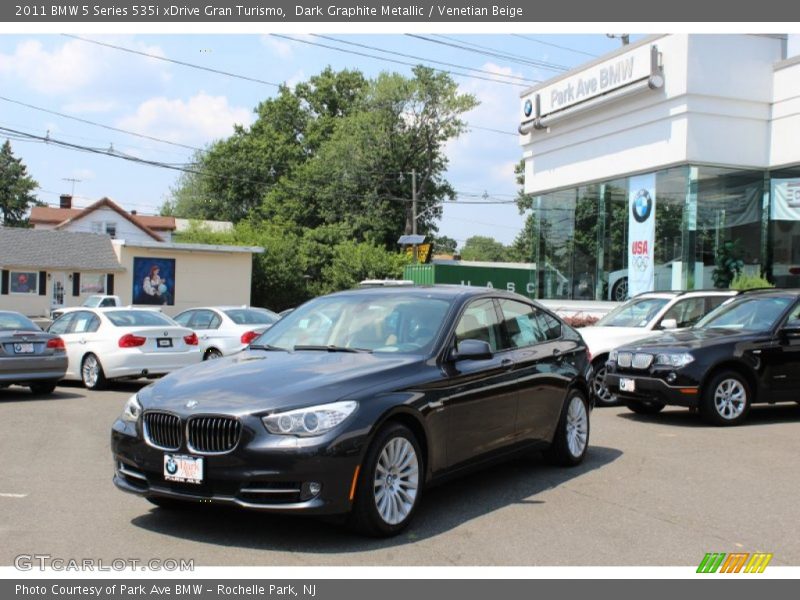 Dark Graphite Metallic / Venetian Beige 2011 BMW 5 Series 535i xDrive Gran Turismo