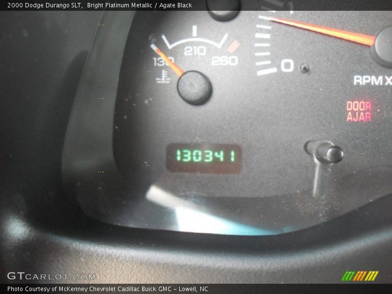 Bright Platinum Metallic / Agate Black 2000 Dodge Durango SLT