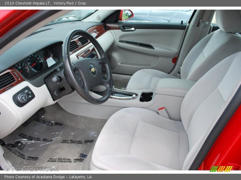 Victory Red / Gray 2010 Chevrolet Impala LT
