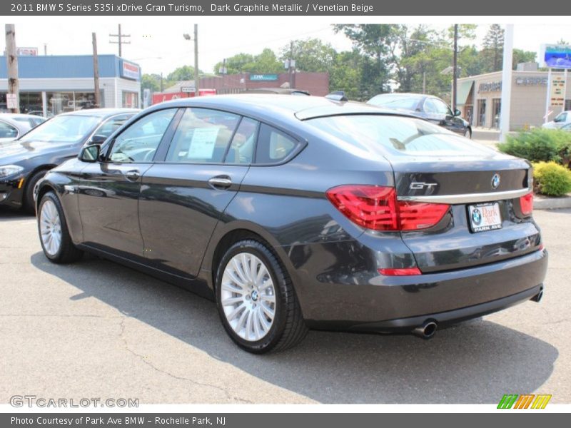 Dark Graphite Metallic / Venetian Beige 2011 BMW 5 Series 535i xDrive Gran Turismo