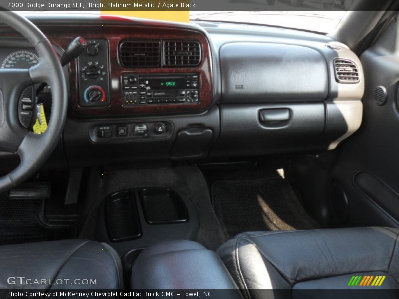 Bright Platinum Metallic / Agate Black 2000 Dodge Durango SLT
