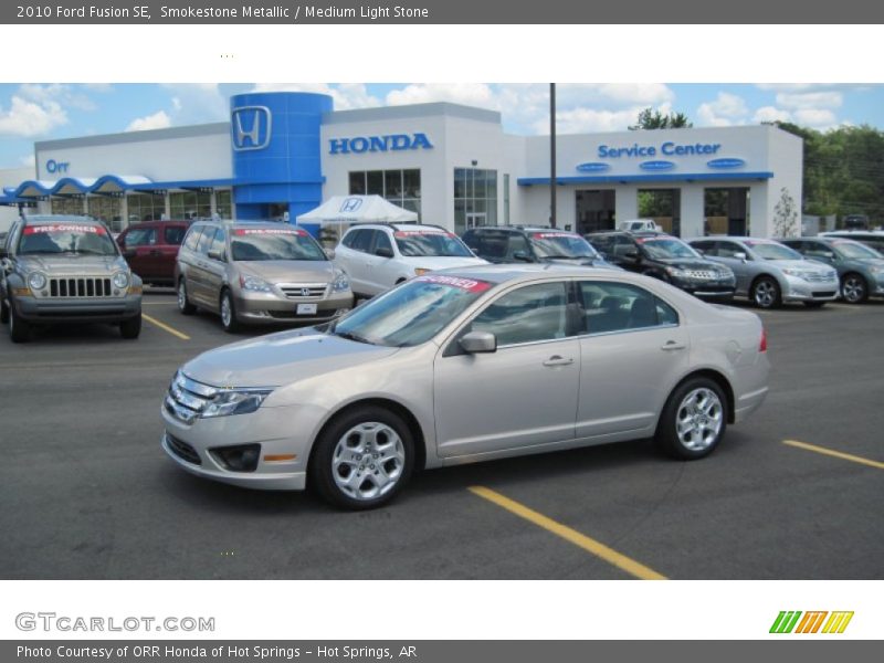 Smokestone Metallic / Medium Light Stone 2010 Ford Fusion SE