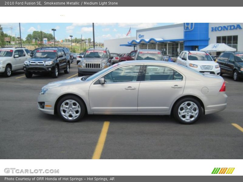 Smokestone Metallic / Medium Light Stone 2010 Ford Fusion SE