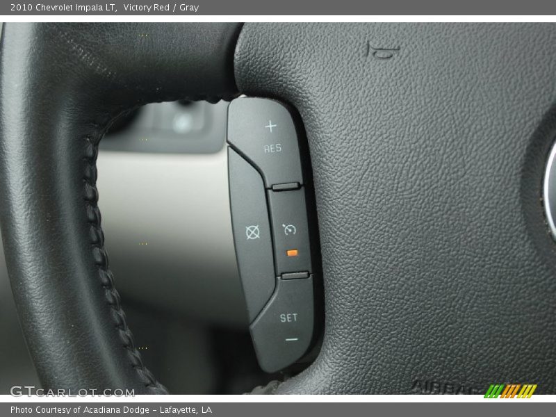 Victory Red / Gray 2010 Chevrolet Impala LT