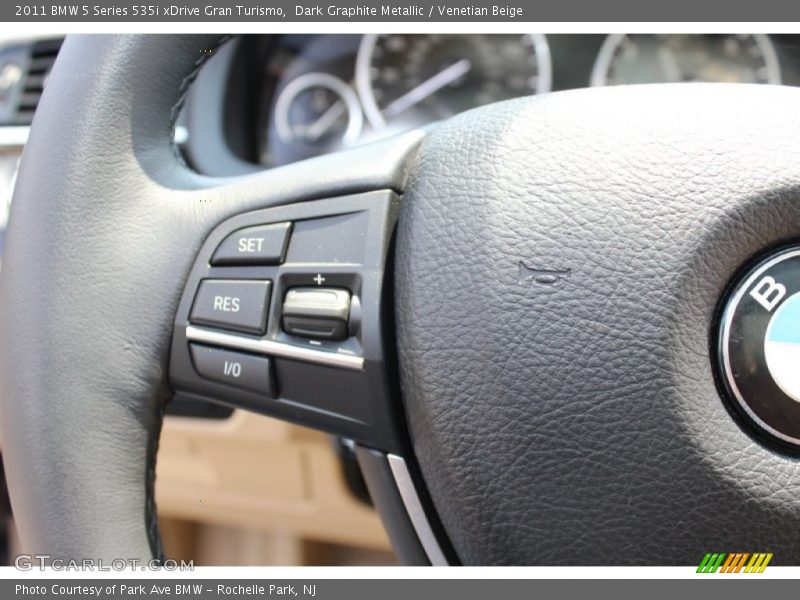 Dark Graphite Metallic / Venetian Beige 2011 BMW 5 Series 535i xDrive Gran Turismo